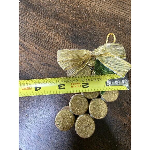 Wine Cork Christmas Tree Ornament Bunch Of Grapes - Picture 16 of 16